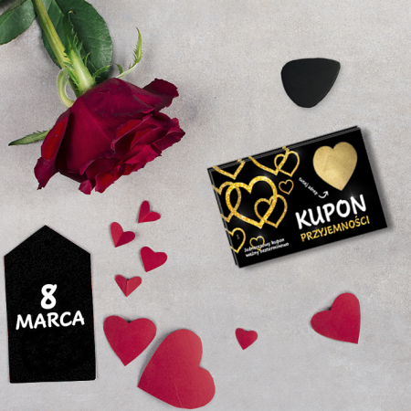 KUPONY ZDRAPKI Przyjemności Dzień Kobiet  walentynki Prezent dla niej niego VOUCHER 10x